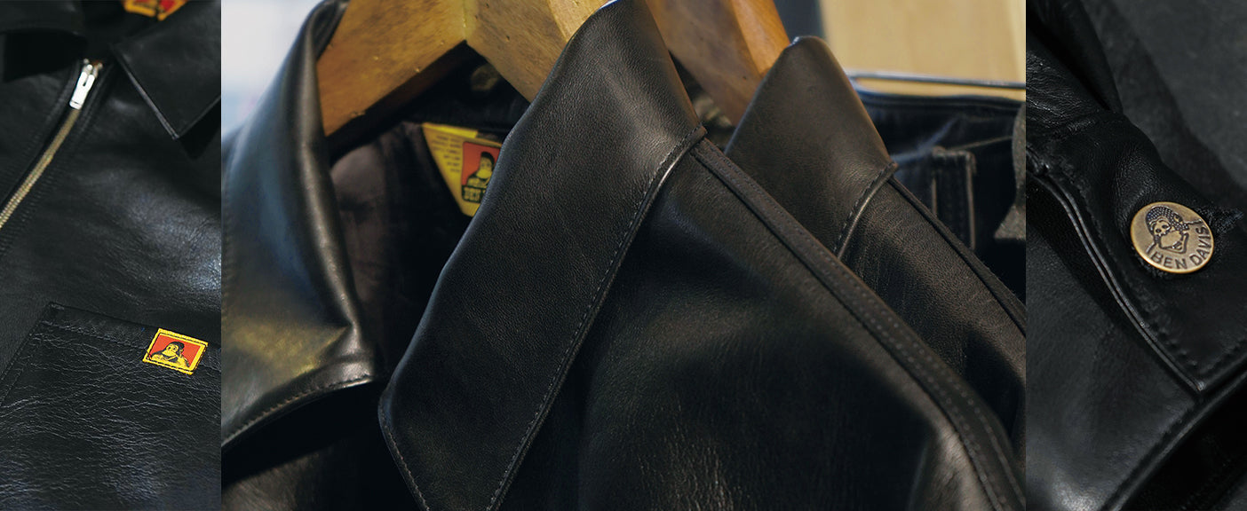 Leather Half Zip Shirt&Pants 〈Ben Davis 90th Anniv. Capsule