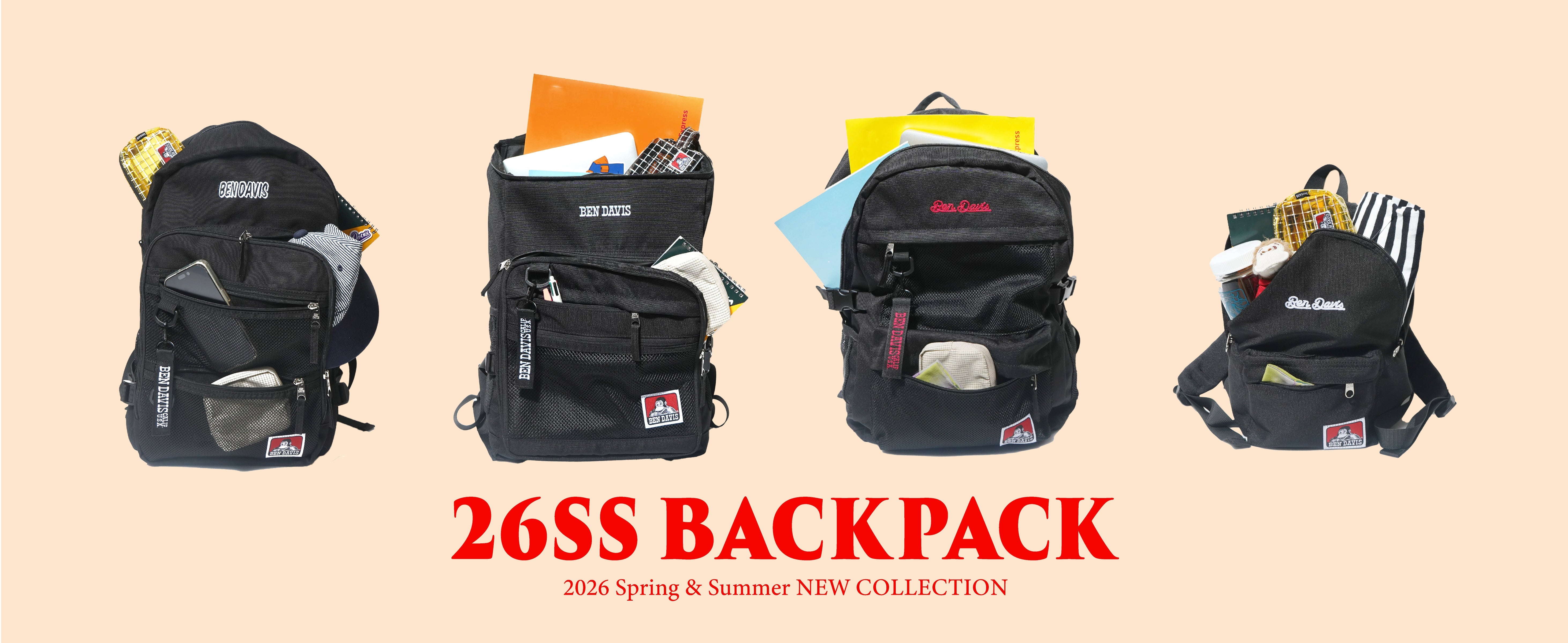 26SS BACKPACK – ベンデイビス公式通販サイト