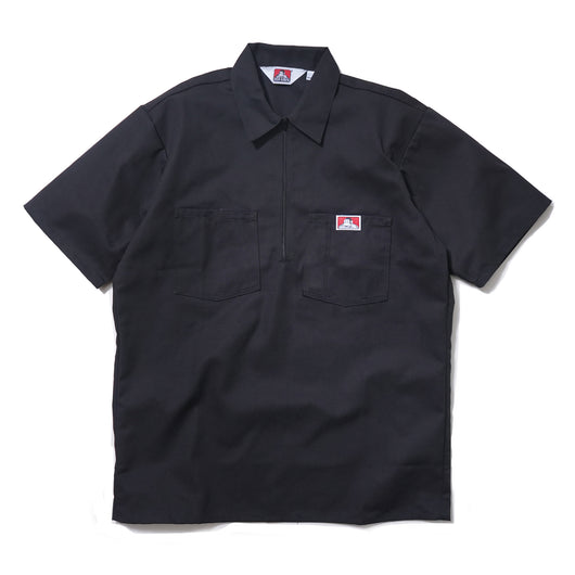 USA HALF ZIP S/S SHIRT