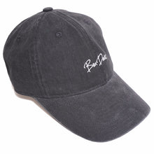 WASHED CANVAS LONG BRIM CAP(UV CUT)
