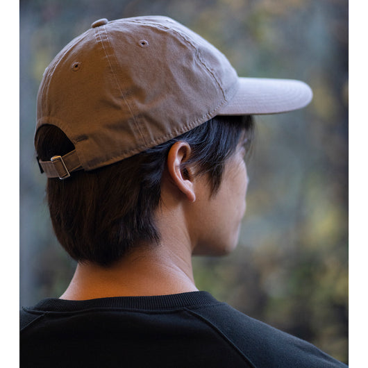 WASHED CANVAS LONG BRIM CAP(UV CUT)