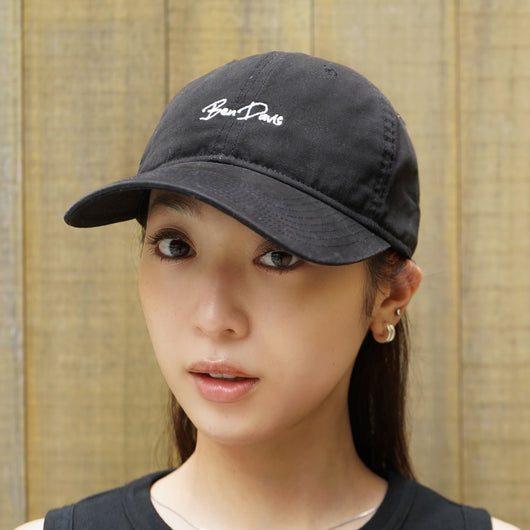 WASHED CANVAS LONG BRIM CAP(UV CUT)