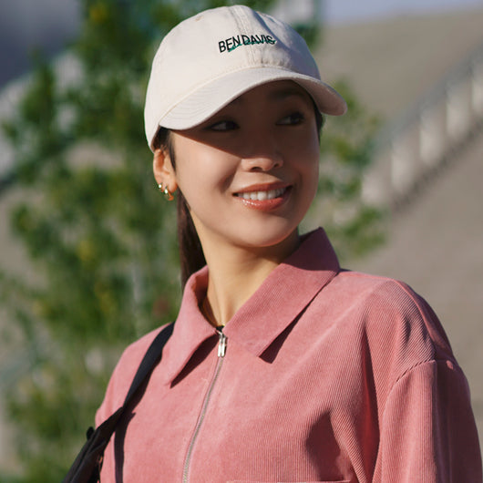 LONG BRIM COTTON CAP(UV CUT)