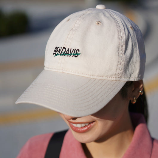 LONG BRIM COTTON CAP(UV CUT)