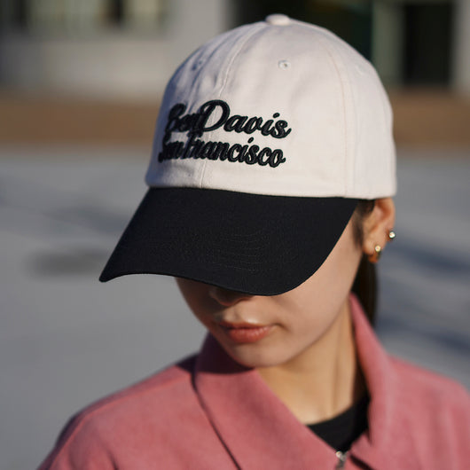 LONG BRIM COTTON CAP(UV CUT)