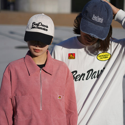 LONG BRIM COTTON CAP(UV CUT)