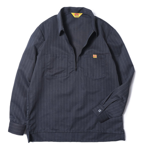 Pinstripe Half Zip Shirt〈Ben Davis 90th Anniv. Capsule collection Curated by POGGY〉