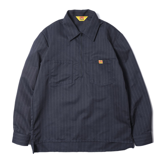 Pinstripe Half Zip Shirt〈Ben Davis 90th Anniv. Capsule collection Curated by POGGY〉