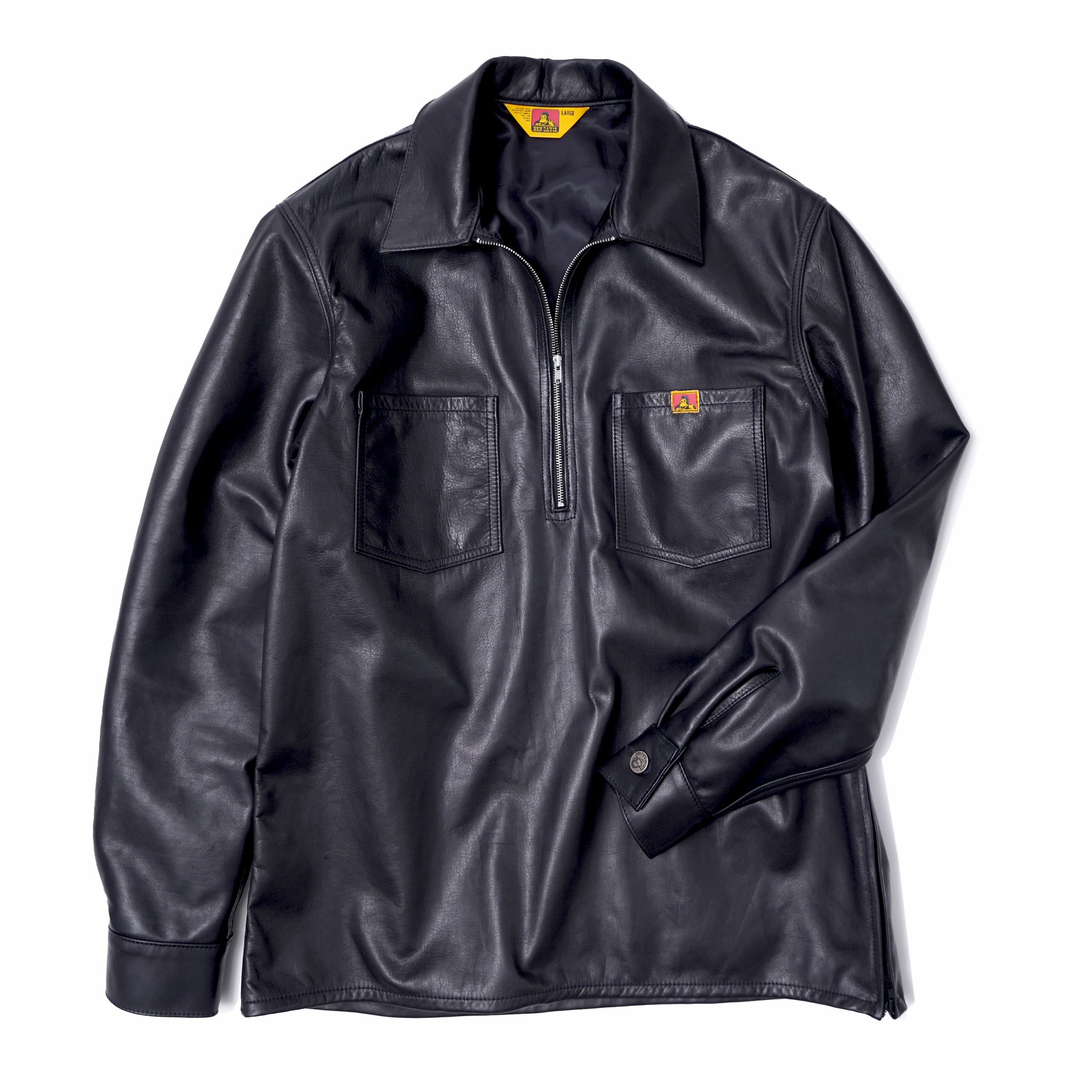 Leather Half Zip Shirt〈Ben Davis 90th Anniv. Capsule collection