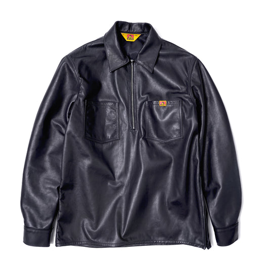 Leather Half Zip Shirt〈Ben Davis 90th Anniv. Capsule collection Curated by POGGY〉