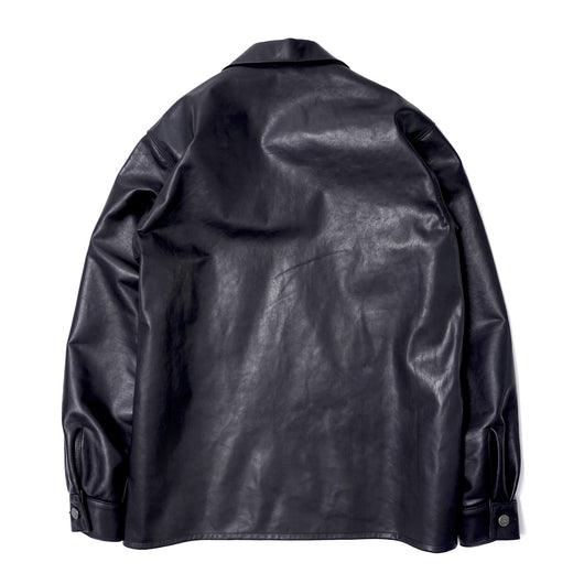 Leather Half Zip Shirt〈Ben Davis 90th Anniv. Capsule collection Curated by POGGY〉