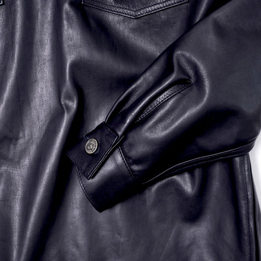 Leather Half Zip Shirt〈Ben Davis 90th Anniv. Capsule collection Curated by POGGY〉