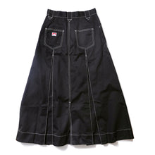 DENIM PLEATED SKIRT