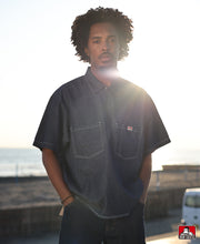 DENIM Half Zip Shirts