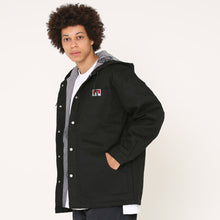 Hooded Jacket with Snaps