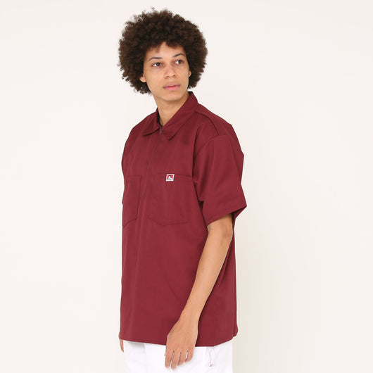 USA HALF ZIP S/S SHIRT