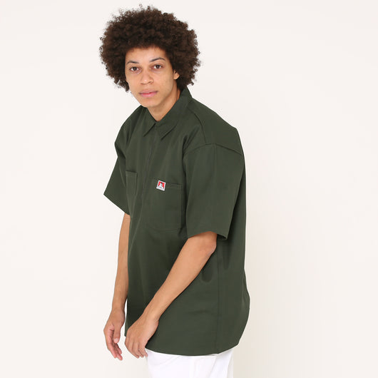 USA HALF ZIP S/S SHIRT