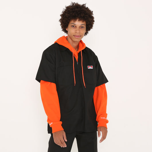 USA HALF ZIP S/S SHIRT
