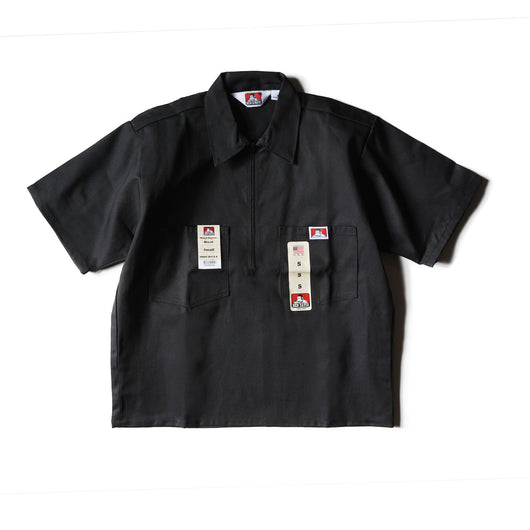 USA HALF ZIP SHORT SHIRT