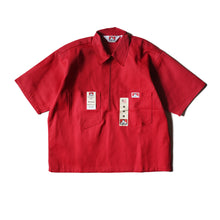 USA HALF ZIP SHORT SHIRT