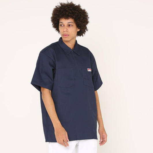 USA HALF ZIP S/S SHIRT