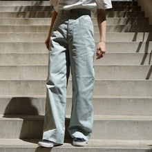 LADIES WIDE STRAIGHT CHINO