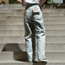 LADIES WIDE STRAIGHT CHINO