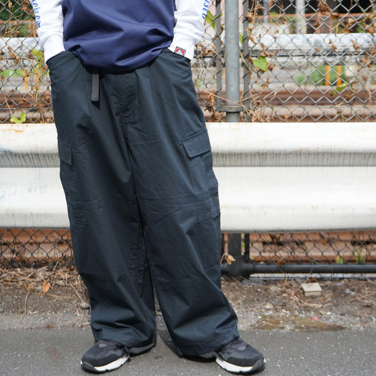 COTTON WIDE CARGO PANTS