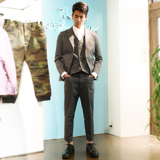"HEY LADIES" PANTS 2 ST CHARCOAL