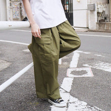 COTTON WIDE CARGO PANTS