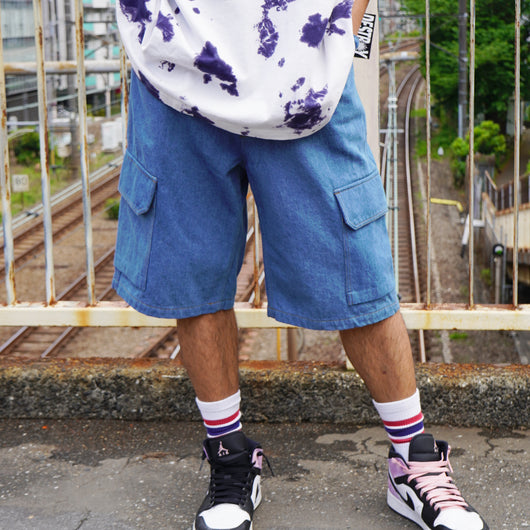 CARGO SHORTS DENIM