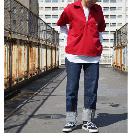 USA HALF ZIP SHORT SHIRT – ベンデイビス公式通販サイト