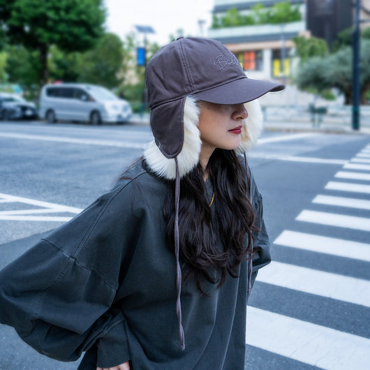 FUR EARFRAP CAP