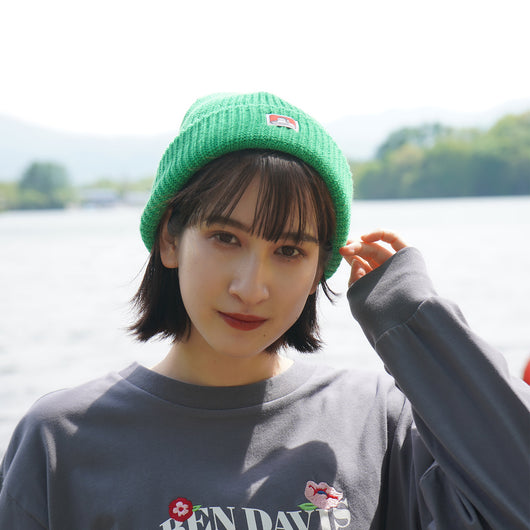MICRO LOGO KNIT CAP