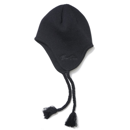 EAR FRAP KNIT CAP
