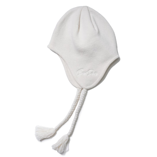 EAR FRAP KNIT CAP