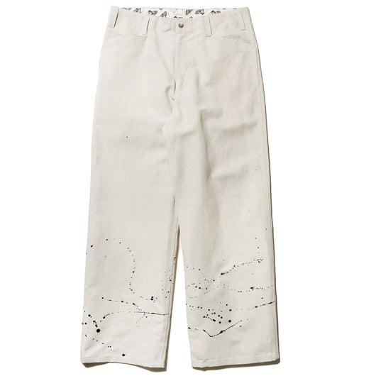 Cotton /Line Pants with Paint〈BEN DAVIS Signature Collection Curated by POGGY〉