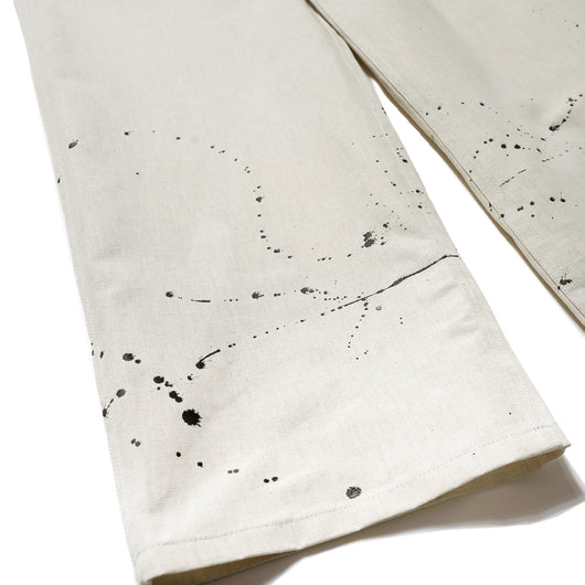 Cotton /Line Pants with Paint〈BEN DAVIS Signature Collection Curated by POGGY〉