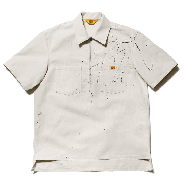 Mix Half Zip Shirt Ⅲ with Paint〈Ben Davis Signature collection