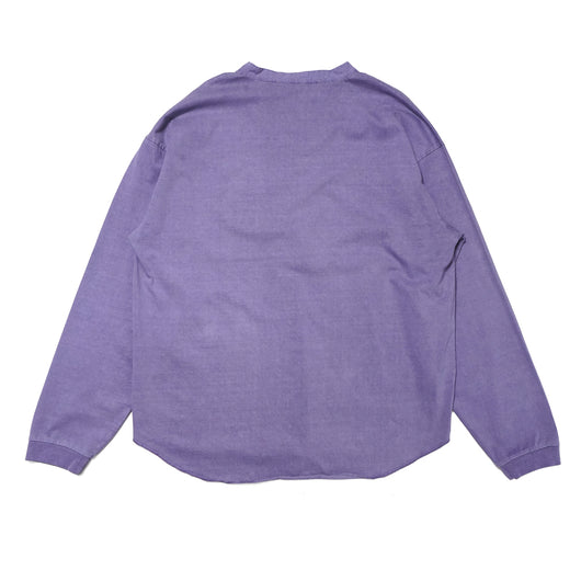 PIGMENT DYE HENRY-NECK LONG T-SHIRTS