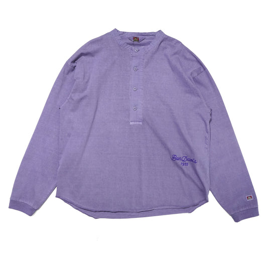 PIGMENT DYE HENRY-NECK LONG T-SHIRTS