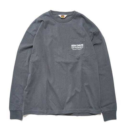 POCKET PRINT LONG SLEEVE TEE