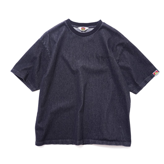 KNIT DENIM CREW