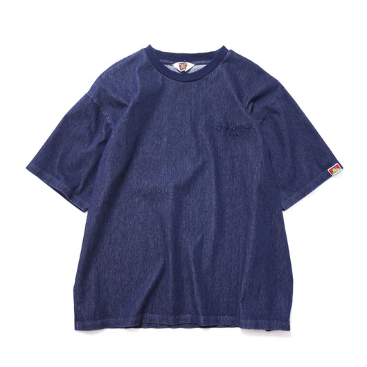 KNIT DENIM CREW