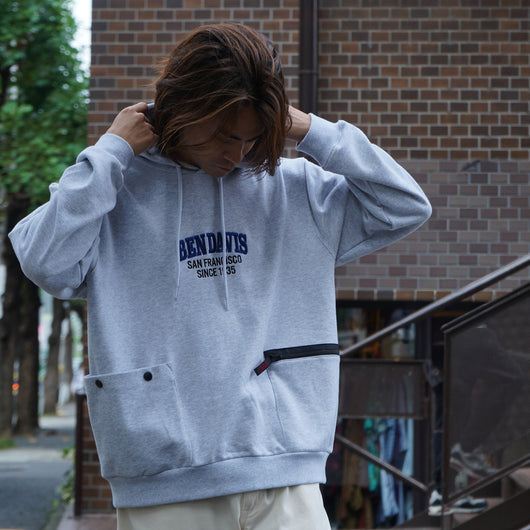 POCKET HOODIE / BEN DAVIS PROJECT LINE