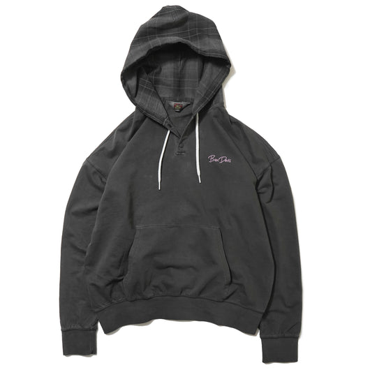 MID WEIGHT HENLEY HOODIE