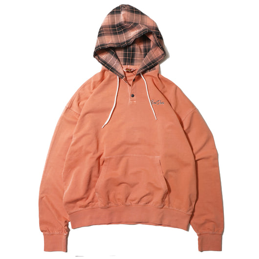 MID WEIGHT HENLEY HOODIE