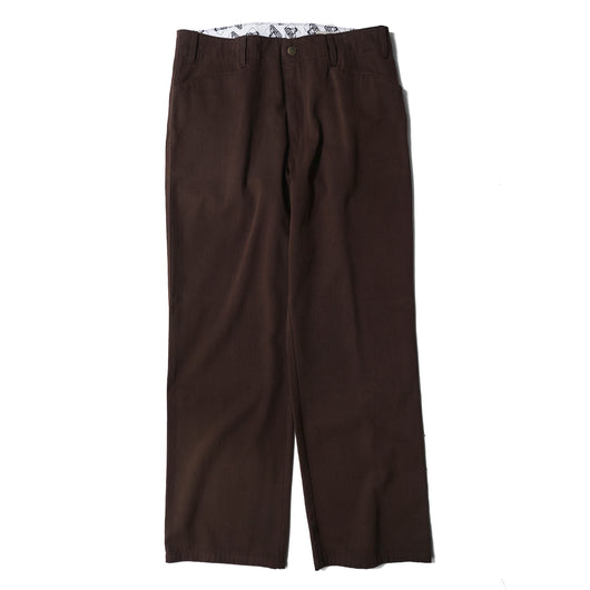 LADIES WIDE STRAIGHT CHINO