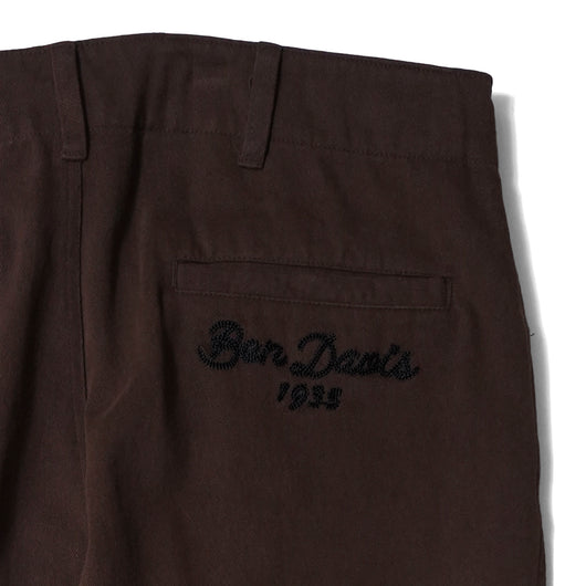 LADIES WIDE STRAIGHT CHINO