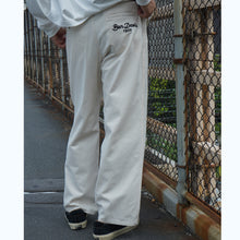 LADIES WIDE STRAIGHT CHINO